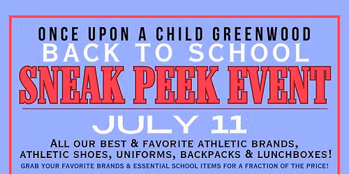 OUAC Greenwood: Back To School Event!