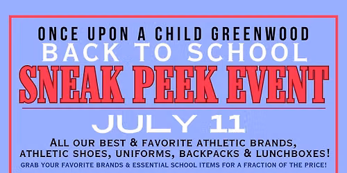 OUAC Greenwood: Back To School Event!