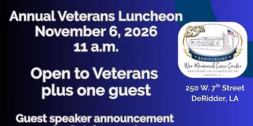 WMCC 2026 Veteran Luncheon
