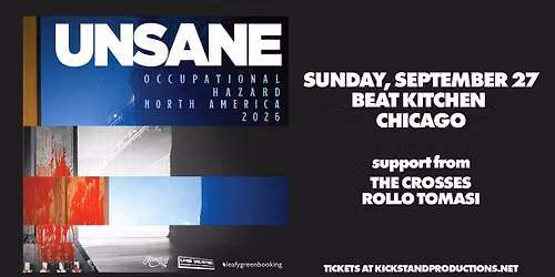 Unsane with The Crosses & Rollo Tomasi at Beat Kitchen