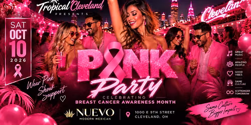 TropicalCleveland's "Pretty in Pink" Latin Dance Party: Sat Oct 10th @ Nuevo