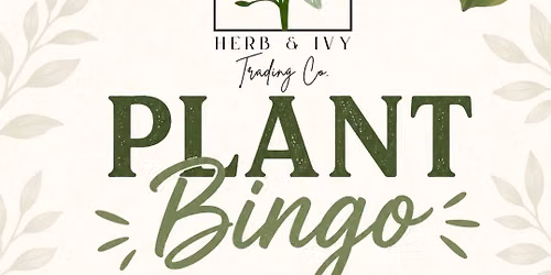 Plant Bingo! 