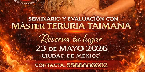 Certificaci\u00f3n con M\u00e1ster Teruria Taimana 