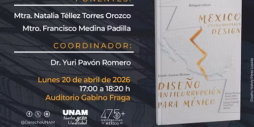 Presentaci\u00f3n del libro: M\u00e9xico anticorrupci\u00f3n design 