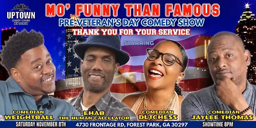 MO\u2019 Funny than Famous Comedy Tour