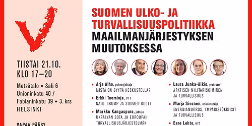 Suomen ulko- ja turvallisuuspolitiikka maailmanj\u00e4rjestyksen muutoksessa