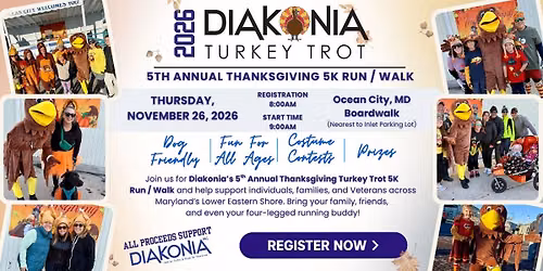 5th Annual Turkey Trot 5K Fun Run & Walk