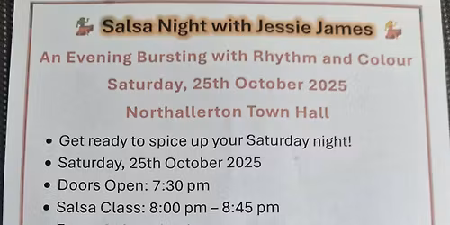 Salsa fundraising event