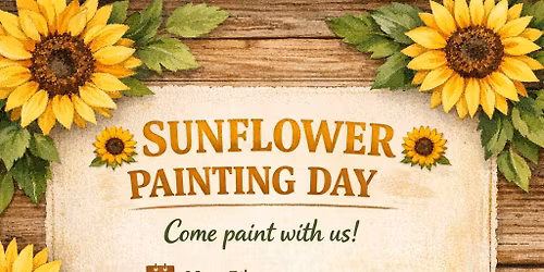 Sunflower painting workshop