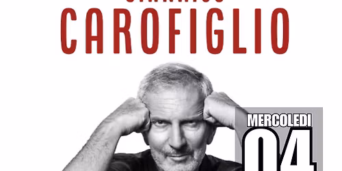 GENOVA - POLITEAMA GENOVESE - GIANRICO CAROFIGLIO: ELOGIO DELL'IGNORANZA E DELL'ERRORE