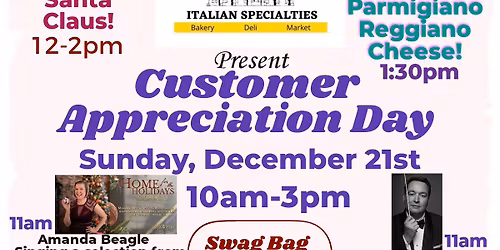Customer Appreciation Day! A Community Collaborative!