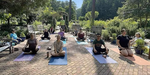 Yoga at Williamsburg Botanical Garden