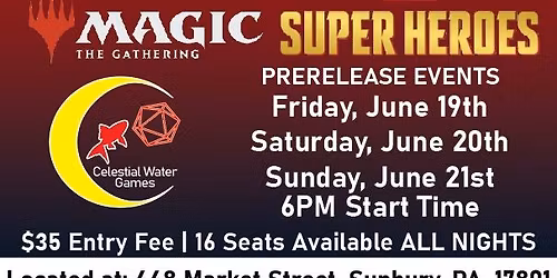Sunday Marvel SuperHeroes Prerelease