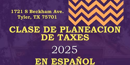 Clase de Planeaci\u00f3n de Taxes en Espa\u00f1ol