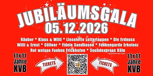 Jubil\u00e4umsgala 11 x 11 Jahre KVB