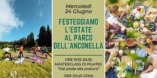 Masterclass di Pilates al Parco dell'Anconella