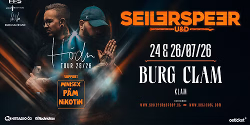 SEILER U&D SPEER \/\/ Burg Clam \/\/ AUSVERKAUFT
