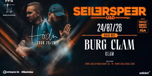 SEILER U&D SPEER \/\/ Burg Clam \/\/ AUSVERKAUFT