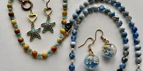 Gemstone Jewelry Making Class - Necklace and Earring Set