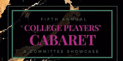 College Players Presents: Fall Cabaret
