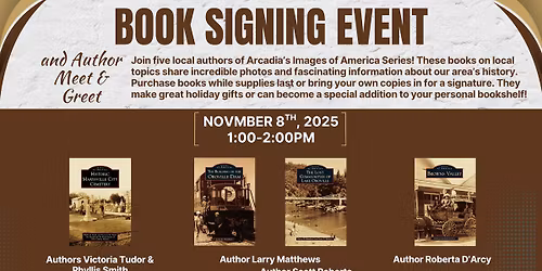 Book Signing Event and Author Meet & Greet
