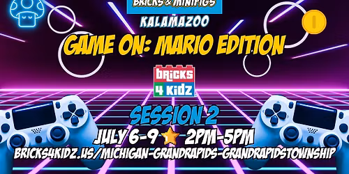 Game On: Super Mario Edition Summer Camp (Session 2)