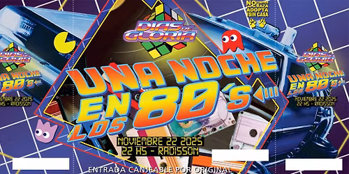 Una noche en los 80s!!!!