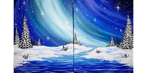 Couples Winter Starlight - Paint and Sip in Norfolk | Classpop!\u2122