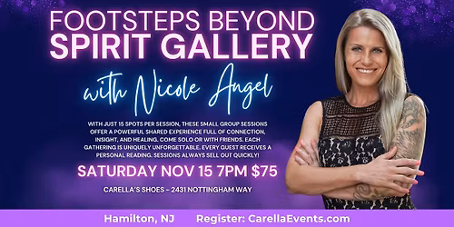Spirit Mediumship Gallery w\/ Nicole Angel (Live in person only)