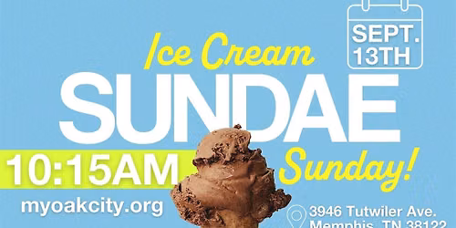 Ice Cream Sundae Sunday!