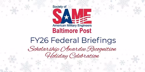 FY26 Federal Program Briefings