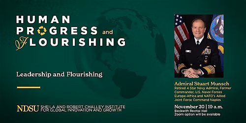 Challey Institute Human Progress & Flourishing Workshop - Adm Stuart Munsch