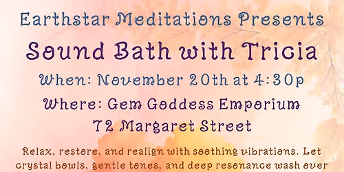 Sound Bath with Tricia