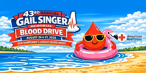BOOK YOUR APPOINTMENT : 43rd Annual Gail Singer Memorial Blood Drive