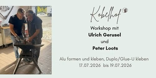 Alu formen und kleben, Duplo \/ Glue-U kleben mit Ulrich Gerusel und Peter Loots 