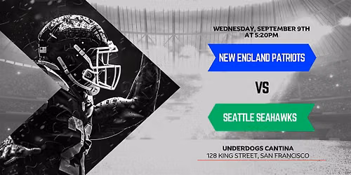 Patriots vs Seahawks | NFL Season Opener (Wednesday)