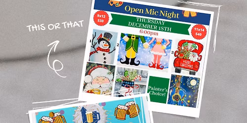 Paint, Pints, and Open Mic Night