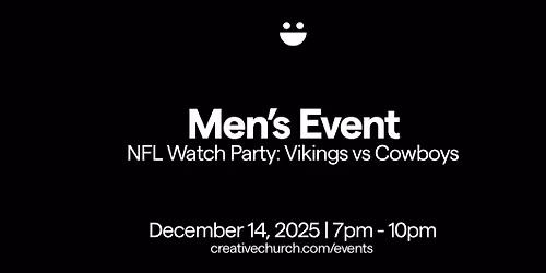 Men's Event: Vikings vs Cowboys Watch Party