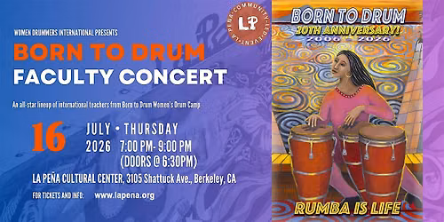 Born to Drum Faculty Concert