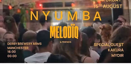 NYUMBA x MELODIQ & Friends at DBA, Manchester