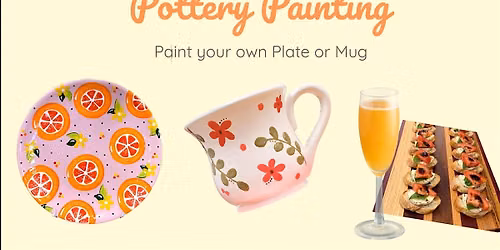 Dabble at Toastique - Pottery Painting + Drinks & Small Bites