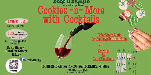 Cookie -n - More with Cocktails @ Beefs at the Beach