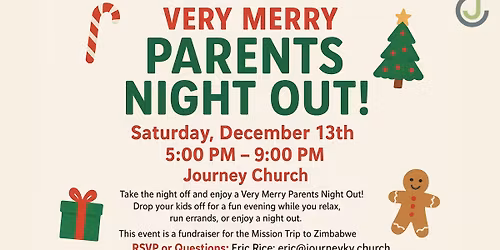 Parent\u2019s Night Out Fundraiser!
