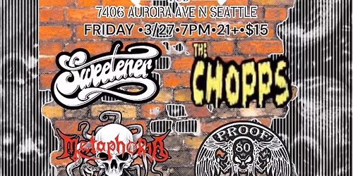 The Chopps \/80 Proof Logic\/Sweetener\/METAPHORIA\/