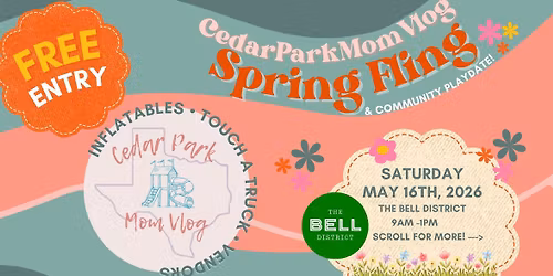 CedarParkMomVlogs Spring Fling 