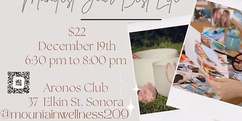 Vision Board Workshop Manifest Your Best Life 