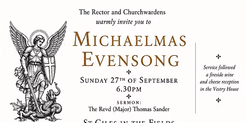 Michaelmas Evensong
