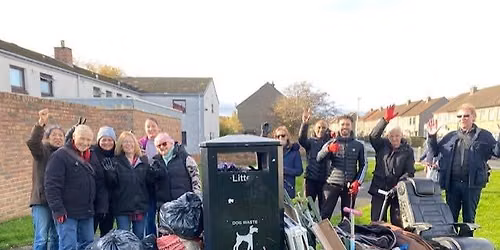 Local litterpicking with equipment