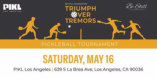Triumph Over Tremors Pickleball Fundraising Tournament