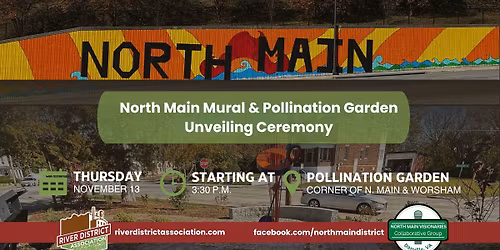 North Main Mural and Pollination Garden Unveiling Ceremony